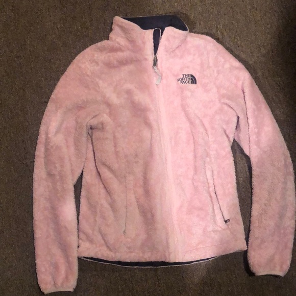 light pink north face
